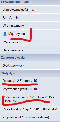 Szczegóły profilu chmielewmalgo12 Szczegóły profilu chmielewmalgo12