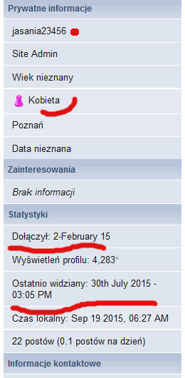 Szczegóły profilu jasania23456 Szczegóły profilu jasania23456