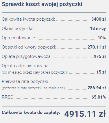 3.400 zł na 18 miesięcy 3.400 zł na 18 miesięcy