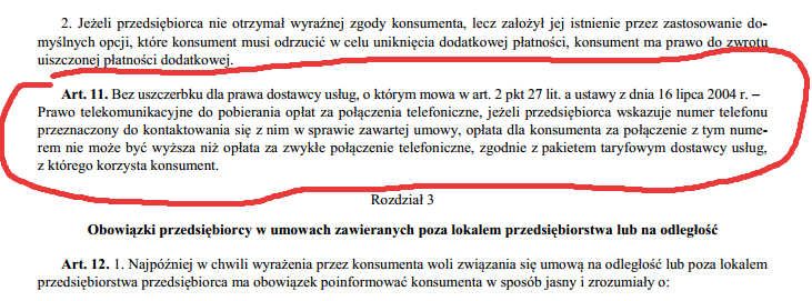 Wyciąg z ustawy o prawach konsumenta Wyciąg z ustawy o prawach konsumenta