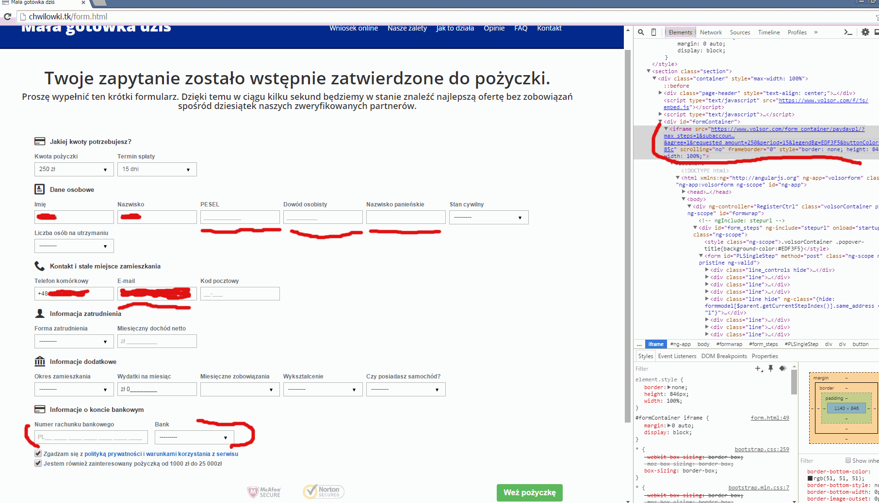 Wniosek online #2 Wniosek online #2