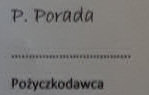 Pomoc Kredytowa - podpis pożyczkodawcy #2
