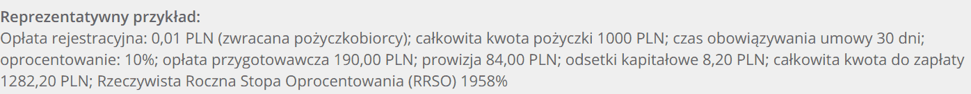 Koszty chwilówki LendOn
